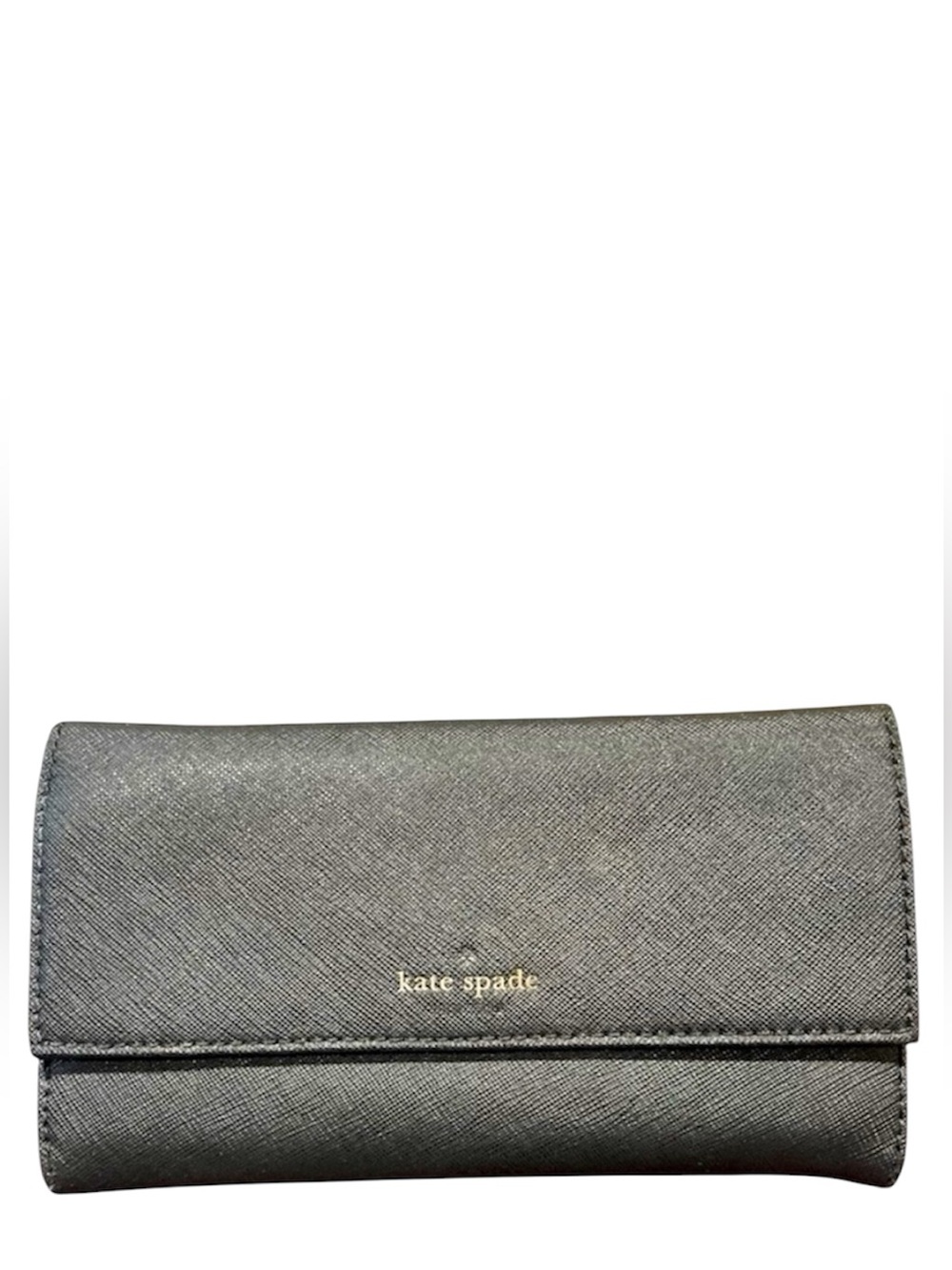 Kate Spade Black Saffiano Leather Wallet